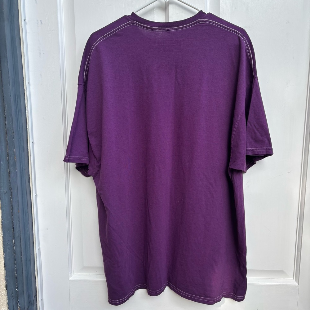 Urban Outfitters Led Zeppelin Wembley Stadium Purple Graphic Tee Shirt Dress - Picture 8 of 10